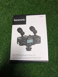 Saramonic SmartMixer Mini Audio Mixer Vorverstärker Kit 2x Mikrofone Neu Open Box - Bild 1 von 3