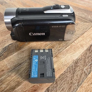Canon VIXIA HF-R10 20X Optical Zoom-1 Batterie TESTED - Picture 1 of 10