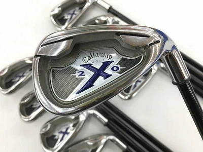 Callaway X-20 Iron Set Golf Club 3-P,S 9pcs CH PRO SERIES M75i/R #AB18647 - Image 1 of 4