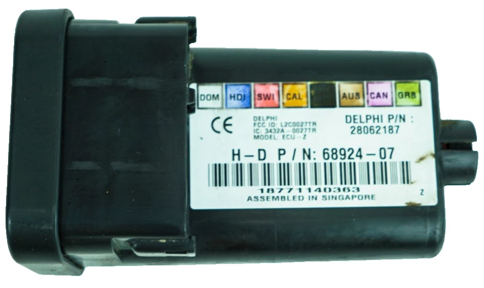 07 Harley Sportster Custom XL883C OEM Turn Signal Security Module TSSM 1352 - Image 1 of 4