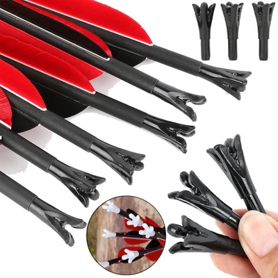 Archery Arrow Nocks ID6.2mm Shaft DIY Plastic Tips Insert Tails Shooting Target - Image 1 of 4