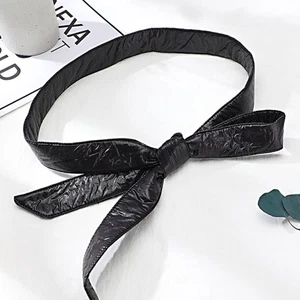 Cintura donna trapuntata cintura avvolgente per piumino giacca imbottita ispessita retrò - Foto 1 di 16