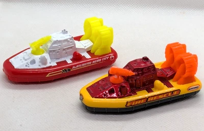 Lot of Two Matchbox Hovercraft Water Crafts Hero City & Fire Rescue 2000 Mattel - Image 1 of 4