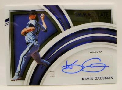 KEVIN GAUSMAN #2 /7 AUTO IMMACULATE COLLECTION PANINI 2022 - Image 1 of 2
