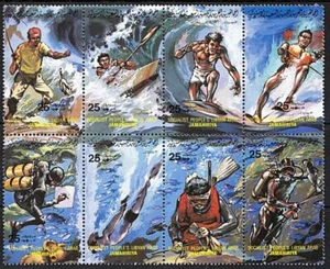 👉 LIBYA= WATER SPORTS-FISHING, SCUBA, SURFING MNH ** 💲FREE SHIPPPING💲 - Picture 1 of 1