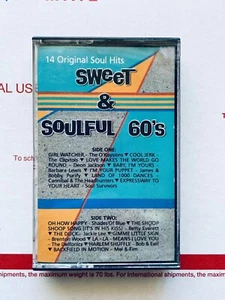 Rare! "Sweet & Soulful 60's - 14 Original Soul Hits" (Cassette, 1986) NEAR MINT! - Picture 1 of 10