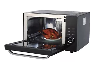SMAD 34L Easy Clean Grey Cavity Microwave Oven Drop-down Door with 6 Power - Picture 1 of 14