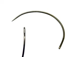 Curved Cord Light  2.5" Round Point Upholstery Needles - 12pack Osborne No.513 - Picture 1 of 1