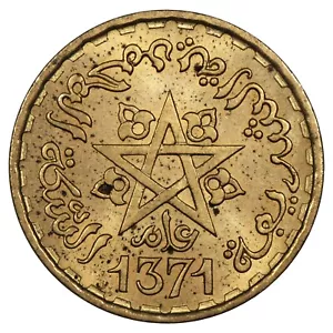 Maroc - 10 francs 1952 (1371) Mohammed V SPL - bronze-aluminium - Y.49 Schön.41 - Imagen 1 de 2