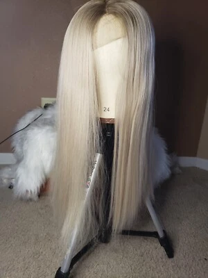 Lady Fashion 70cm Long Curly Wigs Cosplay Costume Anime Hair Full stra Party Wig - Image 1 of 4