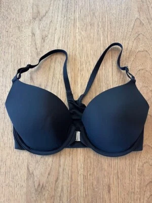 SOMA черный 32D памятный полный охват спереди закрыть спортивный бюстгальтер!! Светлая подкладка 32 - Изображение 1 из 2