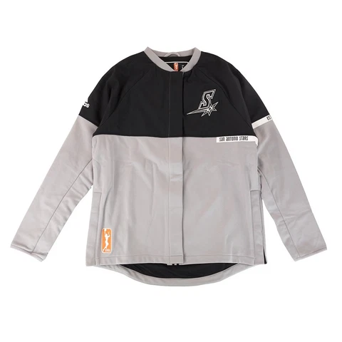 San Antonio Stars WNBA Adidas Authentic On-Court Team Warm Up Jacket Women Cover