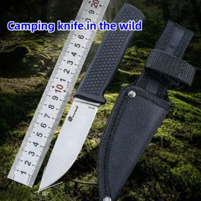 MARKENLOS Outdoormesser F1 Messer Pilot Survival full tang Knife Zytelgriff Nylonscheide
