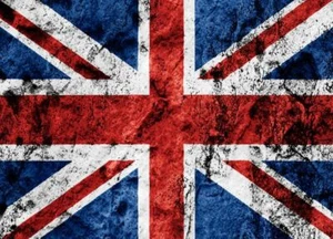 Union Jack U.K. Flag 27.75" x 39.25" Gas Tank / Roof Vinyl Decal Sticker Wrap  - Bild 1 von 6