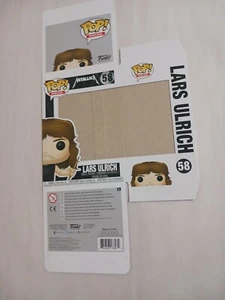 Funko Pop! Vinyl: Rocks Metallica Lars Ulrich #58 Replacement Box Only Mint - Picture 1 of 2