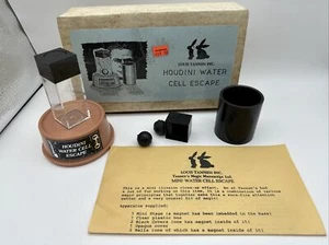 RARE Vintage Louis Tannen Magic Trick - Houdini Water Cell Escape - Picture 1 of 9