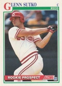 #767 Glenn Sutko - Cincinnati Reds - 1991 Score Baseball