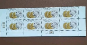 34¢ 2001 Nobel prize Strip Of 8 - Picture 1 of 1