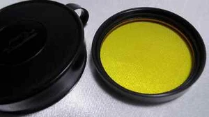 a Yellow 2x KMZ 46x0.75 Vintage Russian Light Filter 46mm for Lens 3331 - Picture 1 of 3