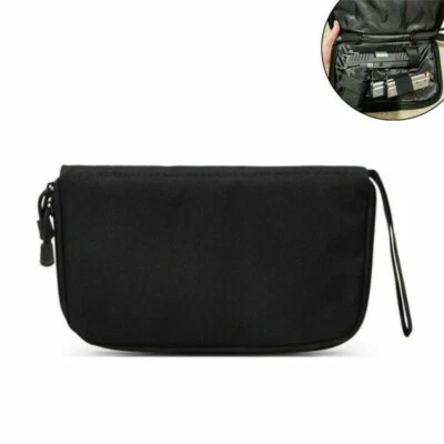 Tactical Army Padded Pistol Handgun Storage Pouch Hunting Carry Case Nylon Bag - Image 1 of 4