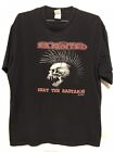 the EXPLOITED Beat The Bastards USA tour 2003 XL T Shirt Hardcore Punk  machete