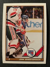 John VANBIESBROUCK 1991-92 O-Pee-Chee Hockey #353 New York Rangers