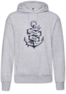 Anchor IV Hoodie Sweatshirt Sports Sailing Sailboat Sail Sailor Skipper Training - Picture 1 of 1