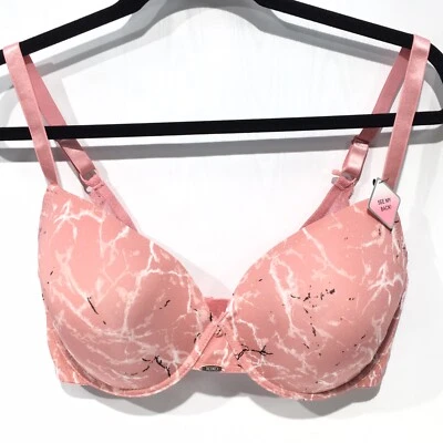 XOXO Bra 38DD Underwire Pink Tie Dye Racerback Multi-way NEW with tags - Image 1 of 4