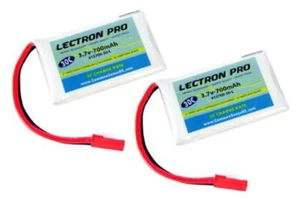 Batería LiPo Lectron Pro 3.7 voltios 700mAh 30C 1S700-30-L (2 paquetes) LaTrax Alias - Imagen 1 de 1