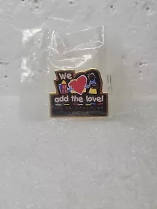 Prendedor de solapa We Add The Love VFW National Home 1997-98 - Imagen 1 de 4