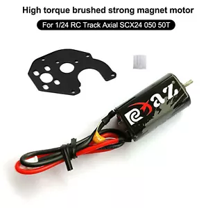 050 50T High Torque Brushed Strong Magnet Motor for 1/24 RC Crawler Axial SCX24 - Picture 1 of 4