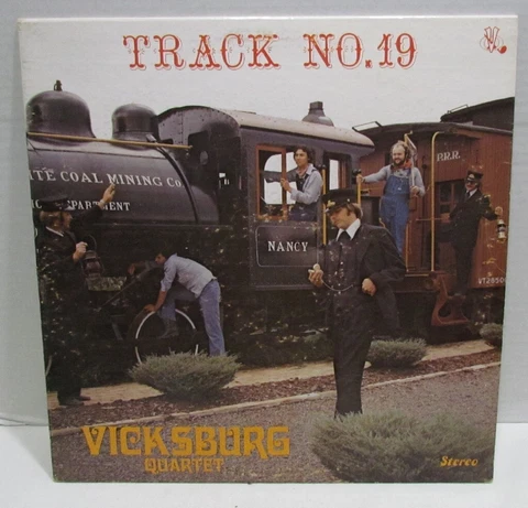 Vicksburg Quartet-Track No. 19 LP, autographed by members Cover