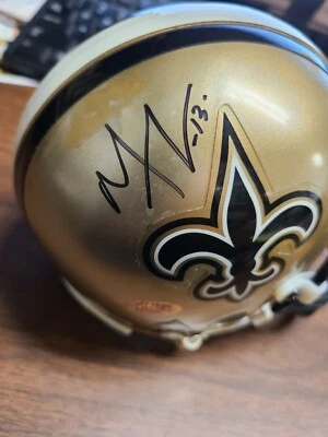 МИНИ-ШЛЕМ С АВТОГРАФОМ МАЙКЛА ТОМАСА НОВЫЙ ОРЛЕАН СВЯТЫЕ - Изображение 1 из 4