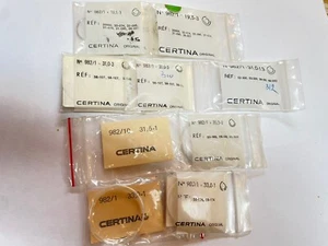 NOS Certina Watch Crystal 982/1 19,5 31,0 31,5 33,0 33,5 Pick Size - Picture 1 of 6