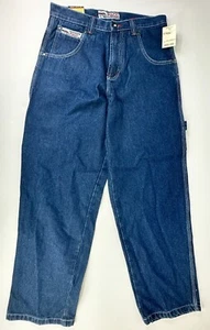 Paco Jeans Carpenter Mens 30x29 Dark Stone Wash 90s Y2K Skater Vintage New - Picture 1 of 12