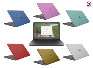 HP Chromebook 11 G6 11.6" Intel 2.40 GHz 4 GB RAM 16 GB eMMC Bluetooth Webcam SD