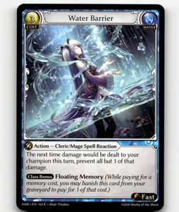 Grand Archive TCG Water Barrier - Mortal Ambition - Picture 1 of 1