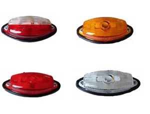 Luci di ingombro a LED BIANCO / ROSSO / ARANCIONE / ROSSO-AMBRA 12/24 V, 1 pezzo - Foto 1 di 5