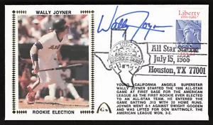 Wally Joyner Signed Rookie All Star Election Gateway Stamp Cachet Angels Auto - Picture 1 of 2