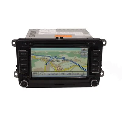 VW RNS 510 DVD Radio Navigation EU MAP V17 Touchscreen MP3 SD VW Caddy Touran - Bild 1 von 4