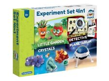 Clementoni Science Experiment Set 4in1 Crystals Planetarium Detective For Kids