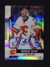 2018-19 UD O-Pee-Chee OPC Platinum 2017-18 Auto Rainbow #R-JG Jon Gillies