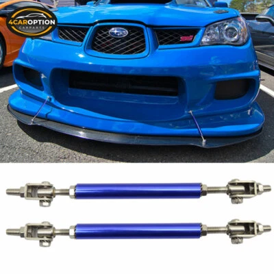 Universal Front Rear Wind Splitter Rod Support Stabalizer Bar Length 5.5-8 Inch - Imagem 1 de 3
