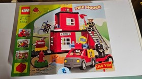 LEGO Duplo 4664 FIRE STATION Building Set- NEW AND SEALED RETIRED SET