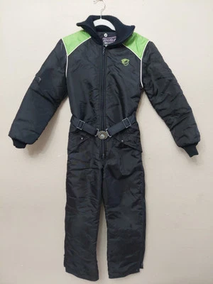 Traje de Nieve De Colección Gato Ártico Moto de Nieve Años 70 Talla Juvenil 14 Gato Hebilla de Cinturón Foto 1 de 4