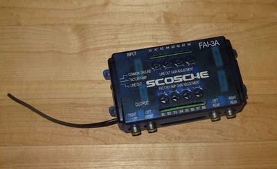 Scosche FAI-3A Speaker/Line Level Converter - 4-Channel Amplifier Interface - Image 1 of 3