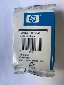HP 302 Tri-colour Tintenpatrone Original Original F6U65AE Envy Deskjet OfficeJet - Bild 1 von 1