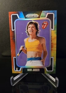 #'ed/49 🔥 MICK JAGGER SSP 2025 Panini Prizm The Rolling Stones Tie Dye #17 Mint - Bild 1 von 2