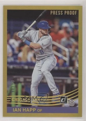 Panini Donruss Retro 1984 Press Proof Gold 2018/99 Ian Happ #229 Foto 1 de 2