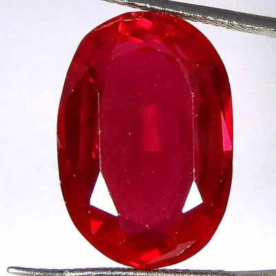 17.65CtsNatural 18x12x7 Imitation Ruby Oval Cut Cabochon Loose Gemstones - Image 1 of 3